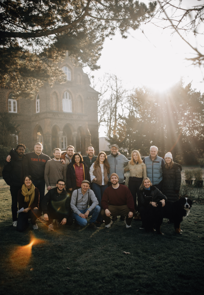 Group photo of participants and farmers at the Top 50 Farmers gathering at Marienhof Monheim in February 2026