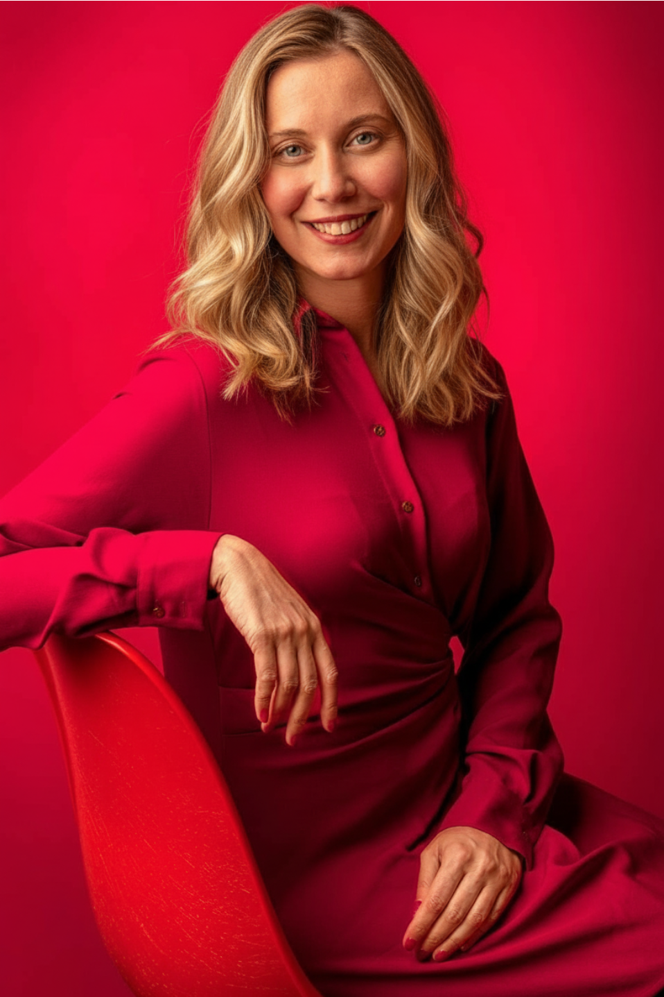 Portrait of Maddalena Scarpellini, communication strategist and founder of Creo Creative Studio.